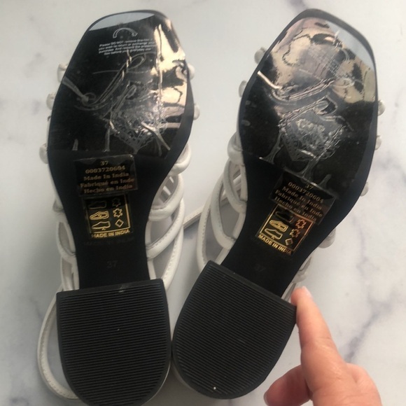 Free People Colette Cinched Heel Sandals Size EU 37 New - Picture 9 of 14